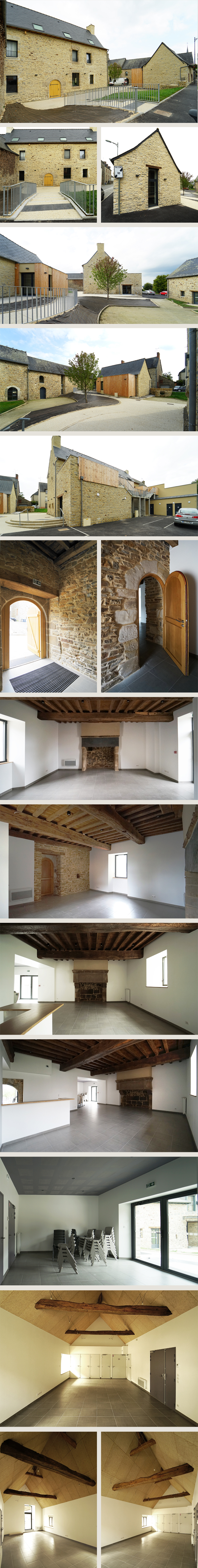 Rénovation d'un manoir & création de salles associatives et de musique + 3 logements - LA BOUEXIERE (35)
