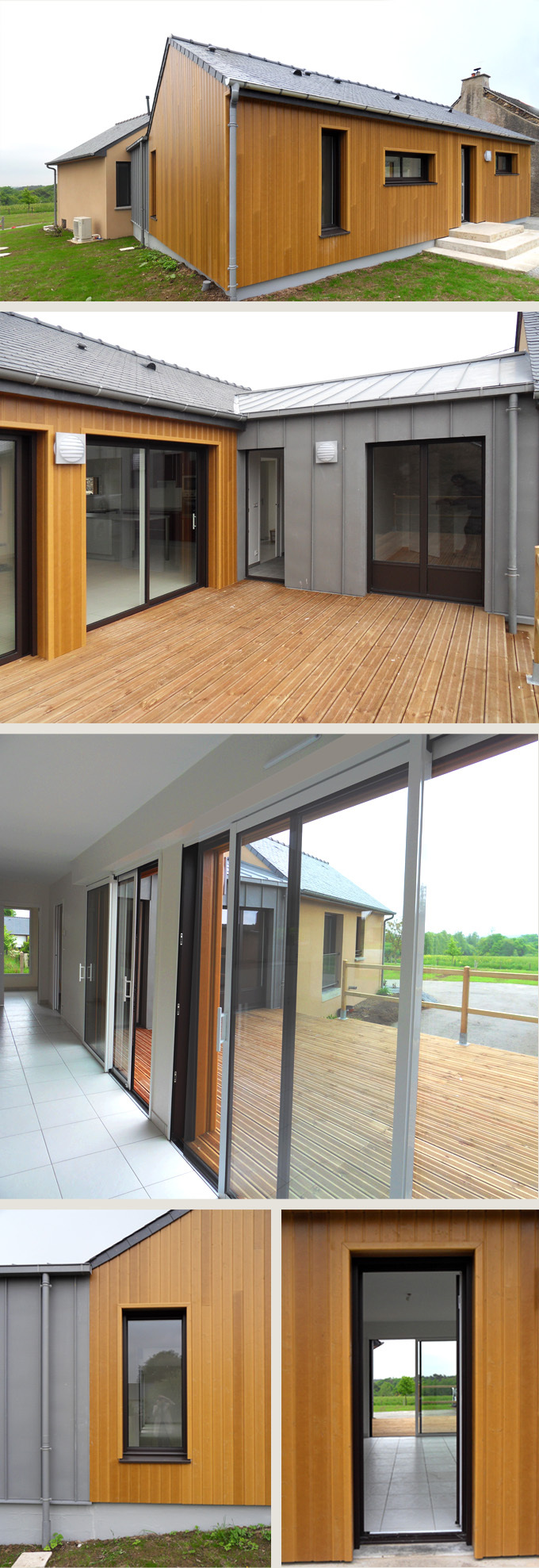 Réhabilitation & extension d'une maison en bois - PLELAN-LE-GRAND (35)