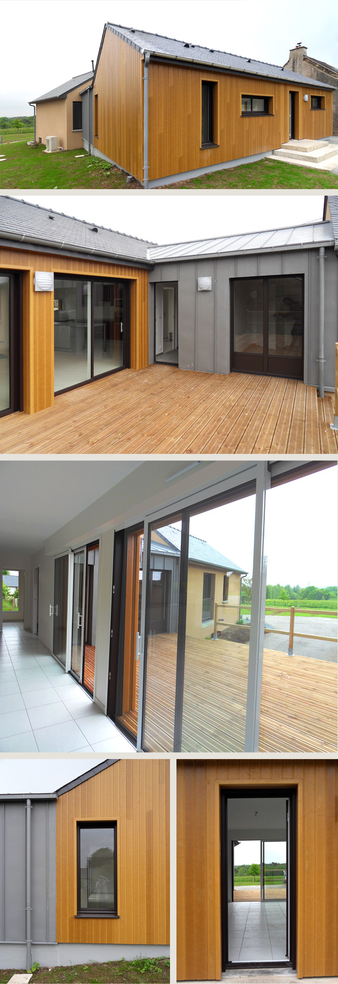 Réhabilitation & extension d'une maison en bois - PLELAN-LE-GRAND (35) Réhabilitation & extension d'une maison en bois - PLELAN-LE-GRAND (35)