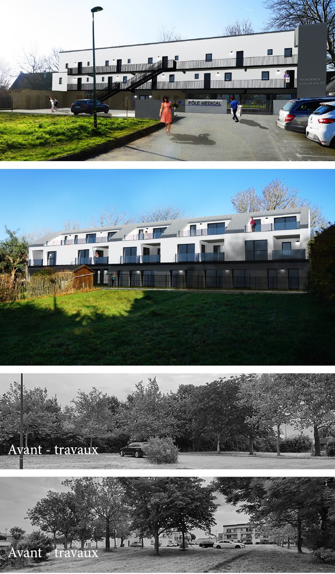 Construction d’un pôle médical et 9 logements – MUZILLAC (56) Construction d’un pôle médical et 9 logements – MUZILLAC (56)