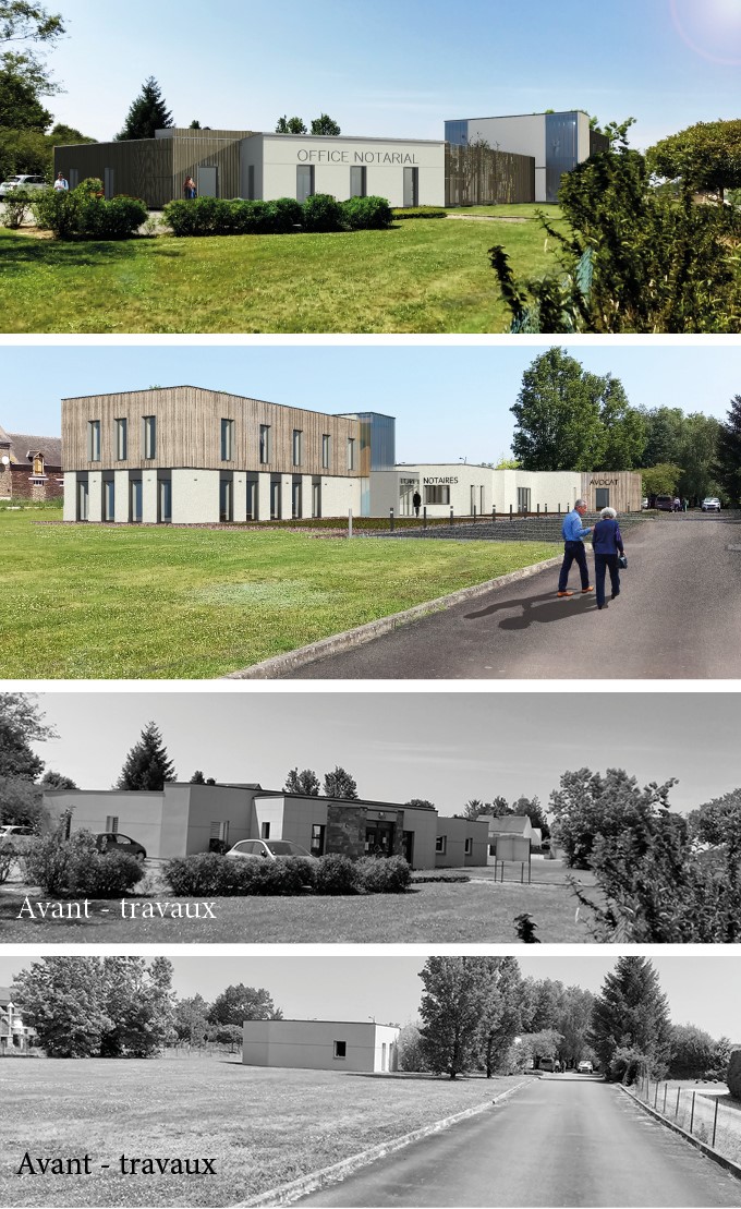 Extension et rénovation d’un office notarial – BROCELIANDE (35) Extension et rénovation d’un office notarial – BROCELIANDE (35)