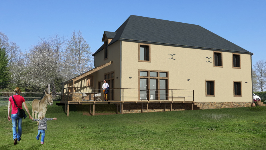 Rénovation d'une grange en habitation - Pays de Rennes (35) Rénovation d'une grange en habitation - Pays de Rennes (35)