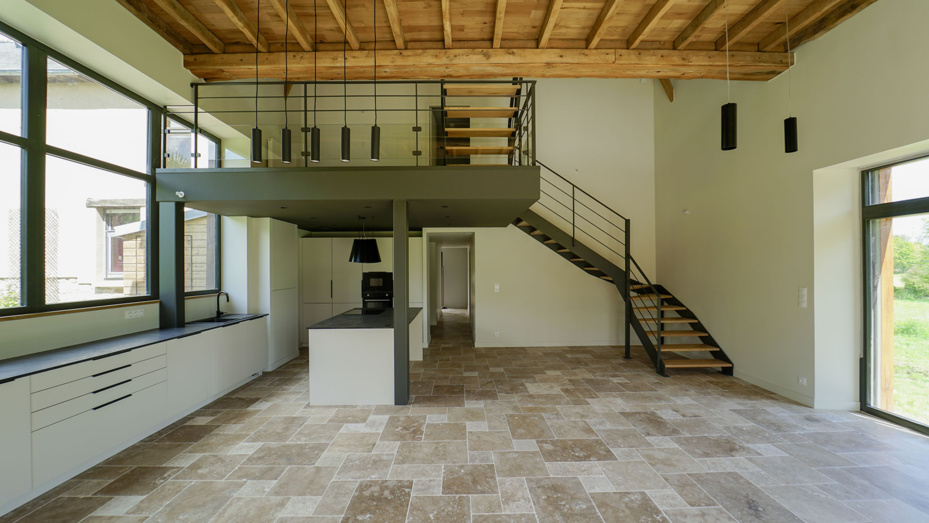 Rénovation d'une grange en habitation - Pays de Rennes (35) Rénovation d'une grange en habitation - Pays de Rennes (35)