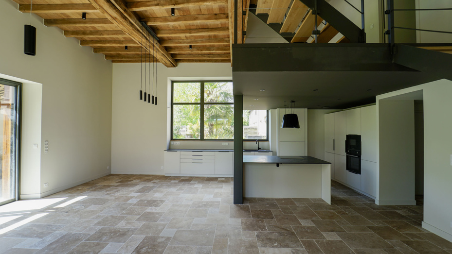 Rénovation d'une grange en habitation - Pays de Rennes (35) Rénovation d'une grange en habitation - Pays de Rennes (35)