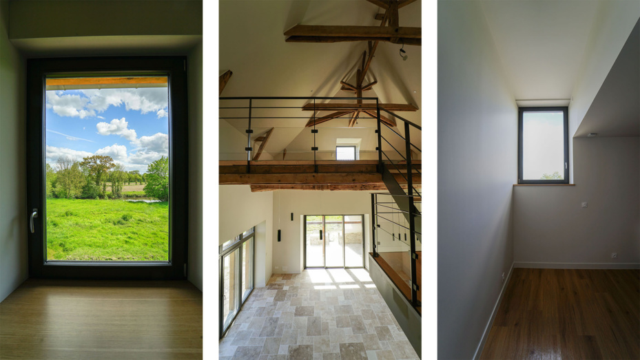 Rénovation d'une grange en habitation - Pays de Rennes (35) Rénovation d'une grange en habitation - Pays de Rennes (35)