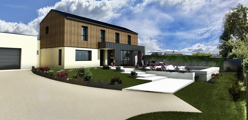 Construction d'une habitation - BROCELIANDE (35) Construction d'une habitation - BROCELIANDE (35)