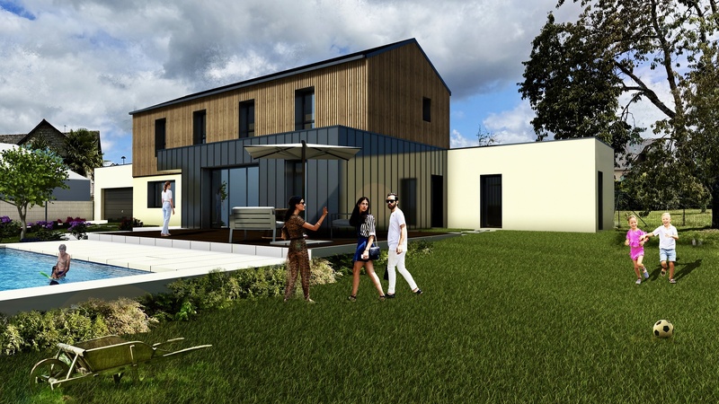 Construction d'une habitation - BROCELIANDE (35) Construction d'une habitation - BROCELIANDE (35)