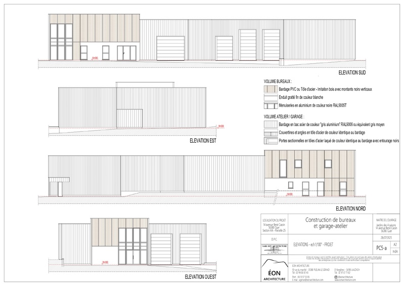 Construction de Bureaux-Atelier - GUER (56)