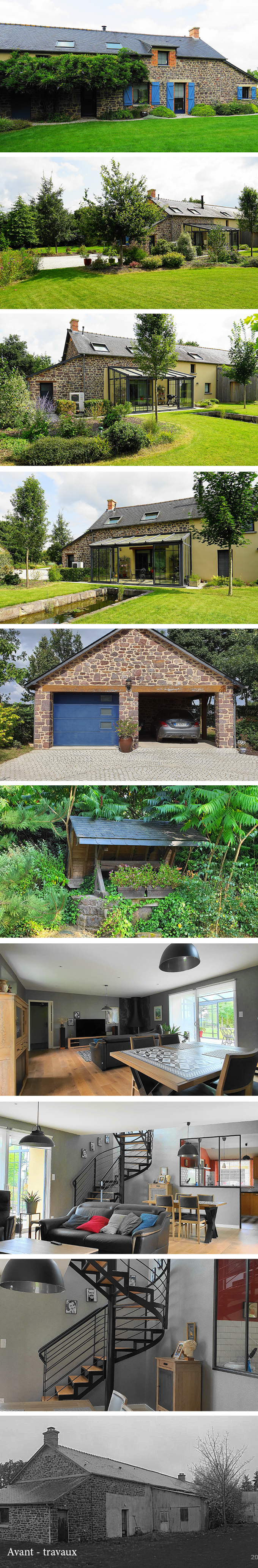 Rénovation d'une longère - BROCELIANDE (35)