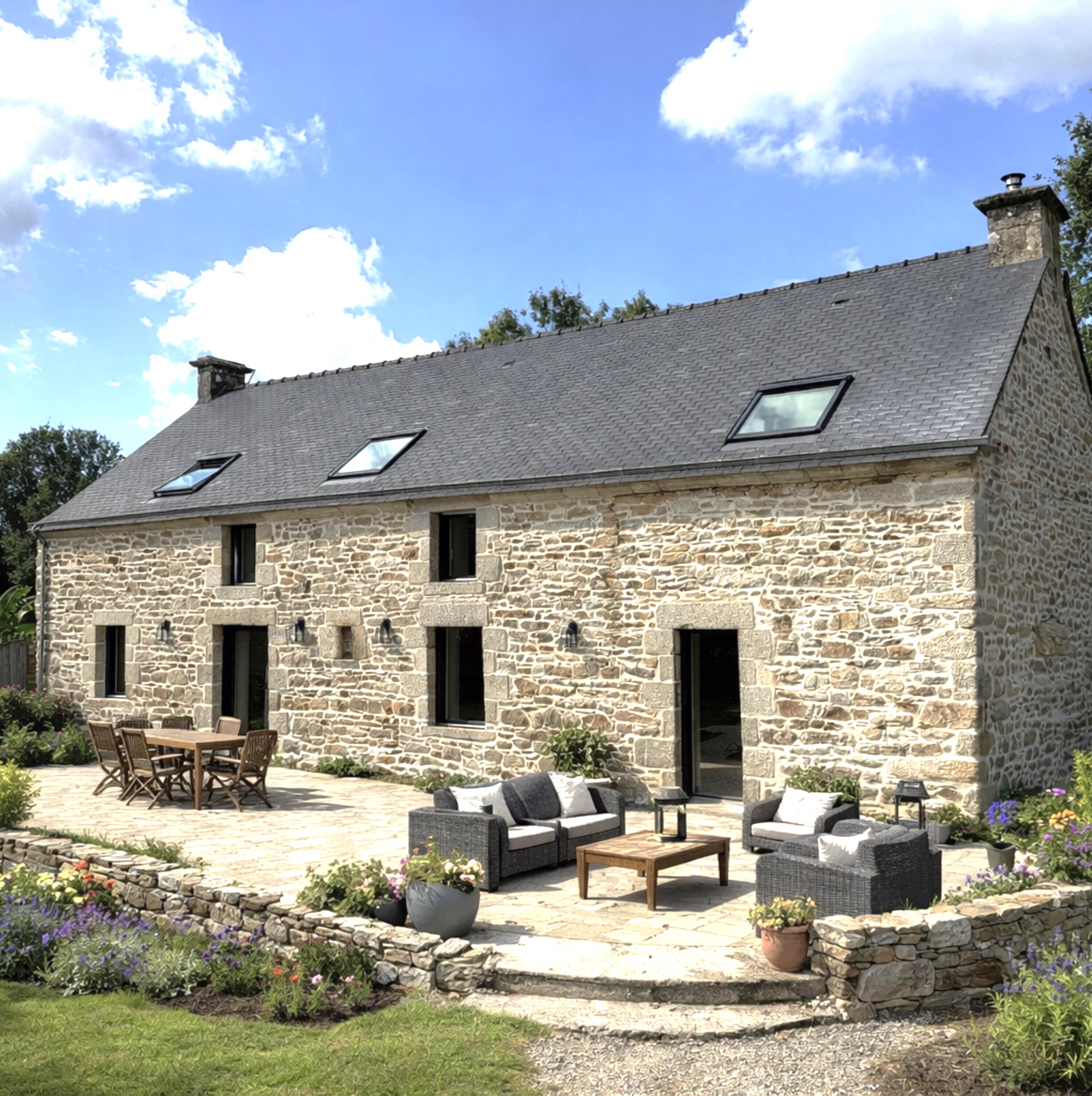 Rénovation d'une maison de pays - Pays de Questembert (56)